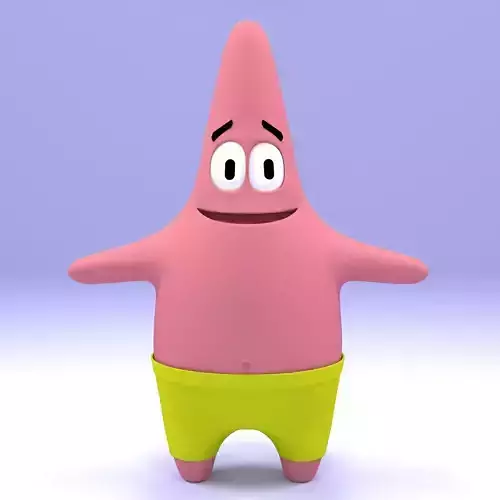Patrick star - Spoongebob 3D model