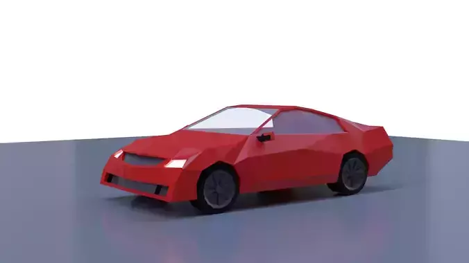 lowpolly car