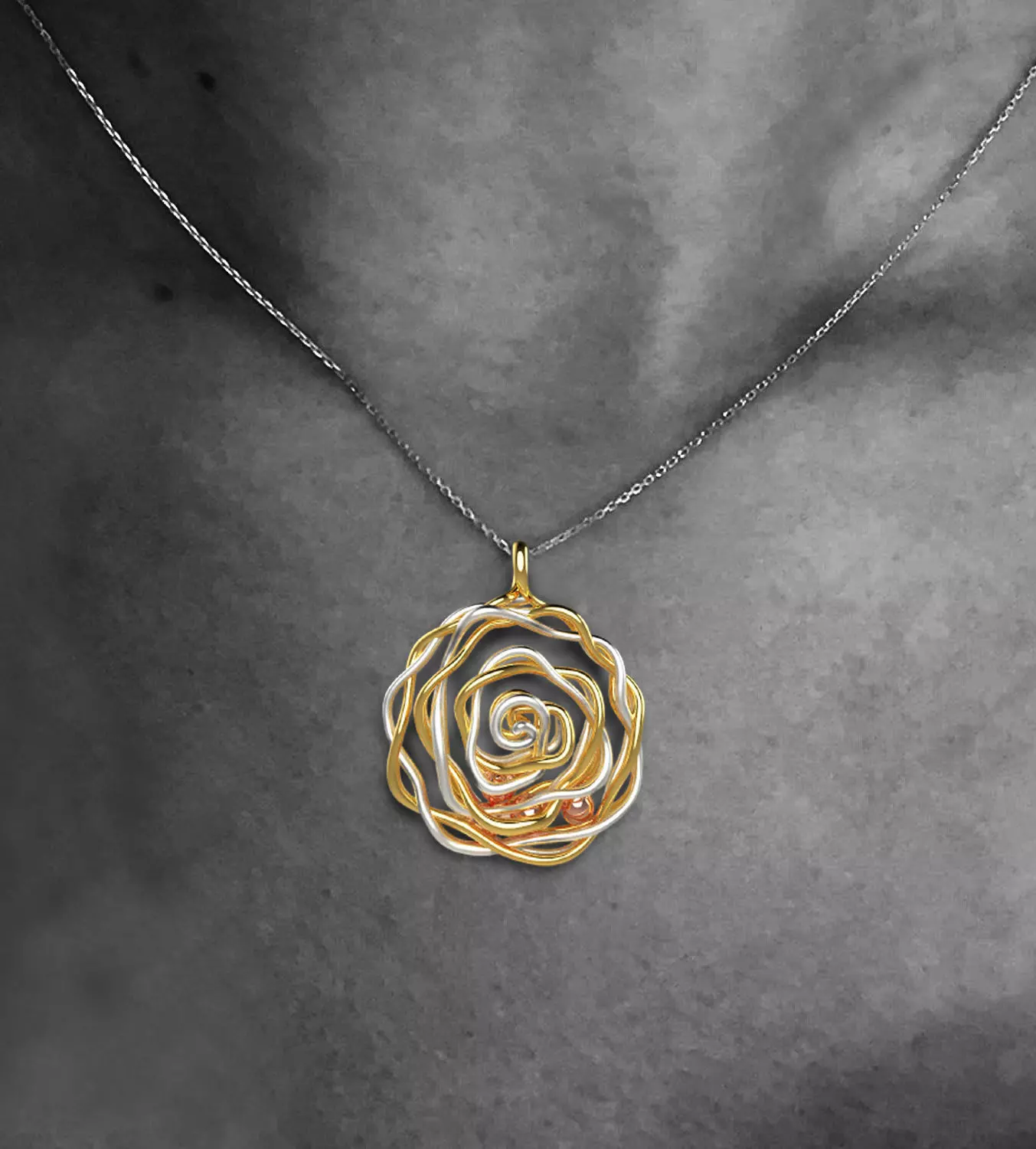 Rose Pendat Free 3D print model