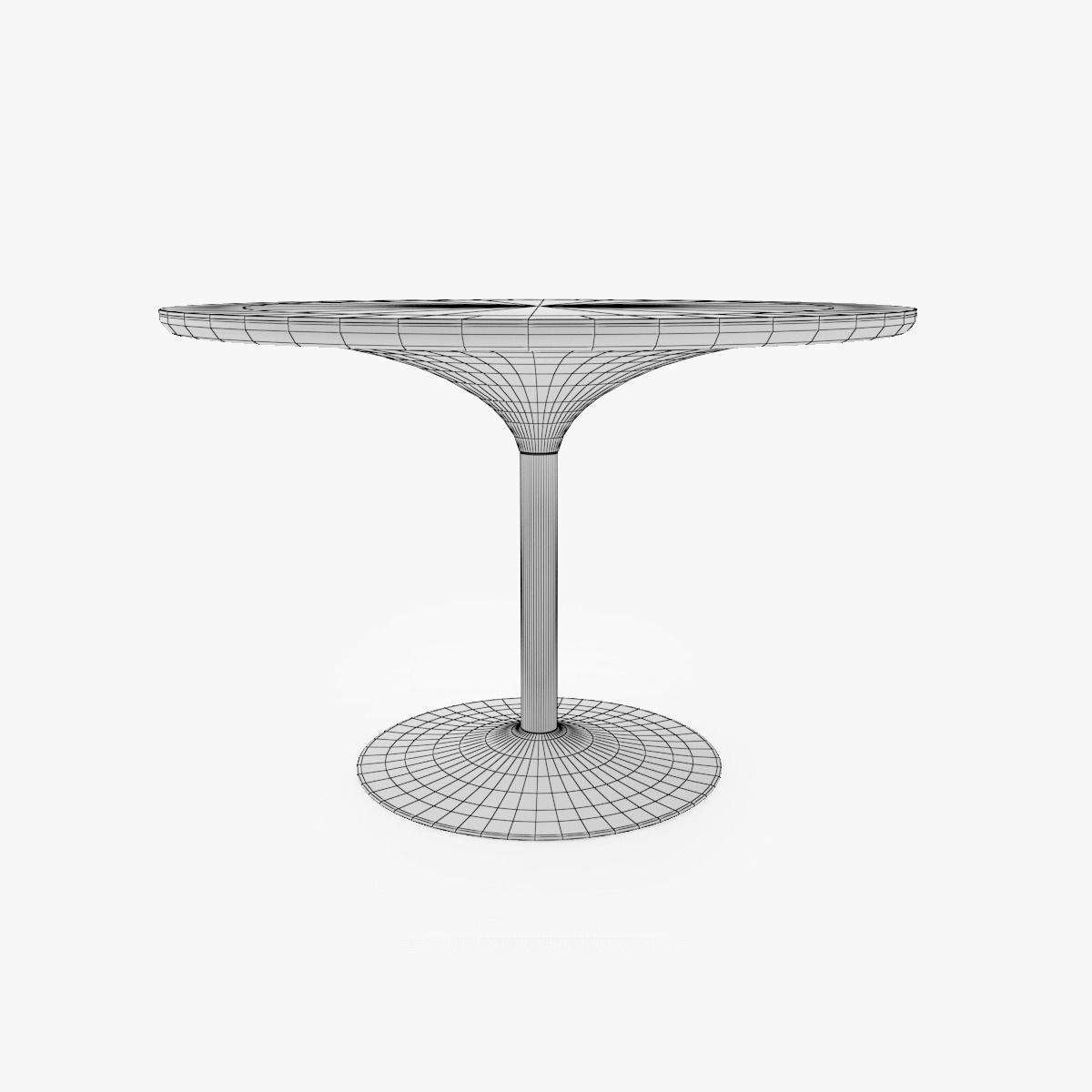 Verpan Panton Table 3D model_3