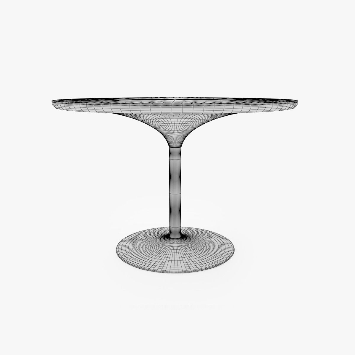 Verpan Panton Table 3D model_4