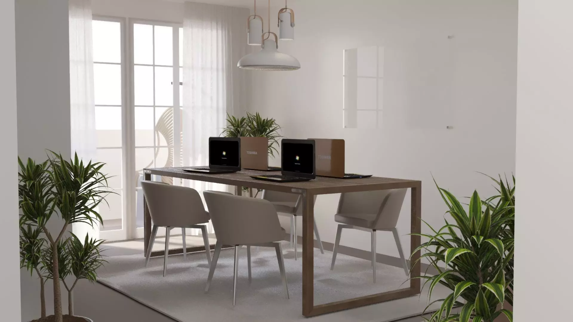 Podcast Studio 3D model