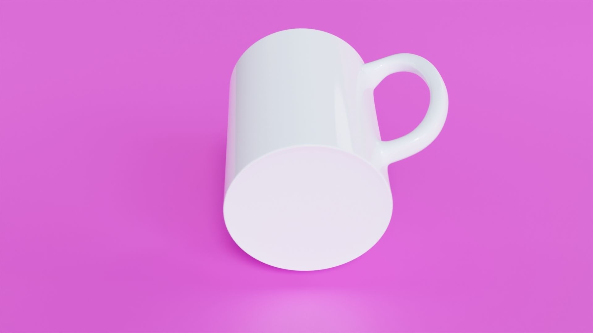 White Mug 3d Model Free 3D model_2