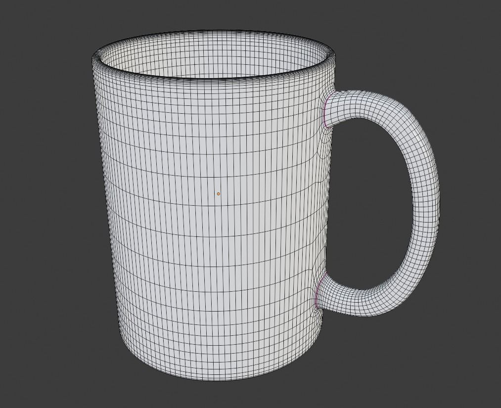White Mug 3d Model Free 3D model_3