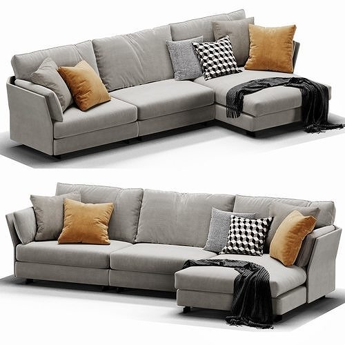 Holiday Chaise Lounge 3D model 4