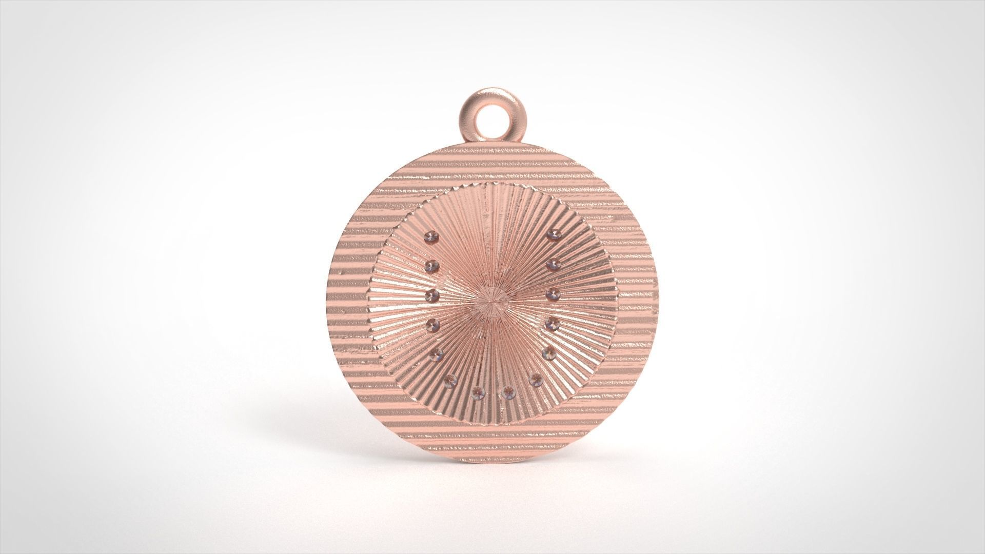 Model 398 Alphabets Necklace  The Letter U Camber And Texture 3D print model_6