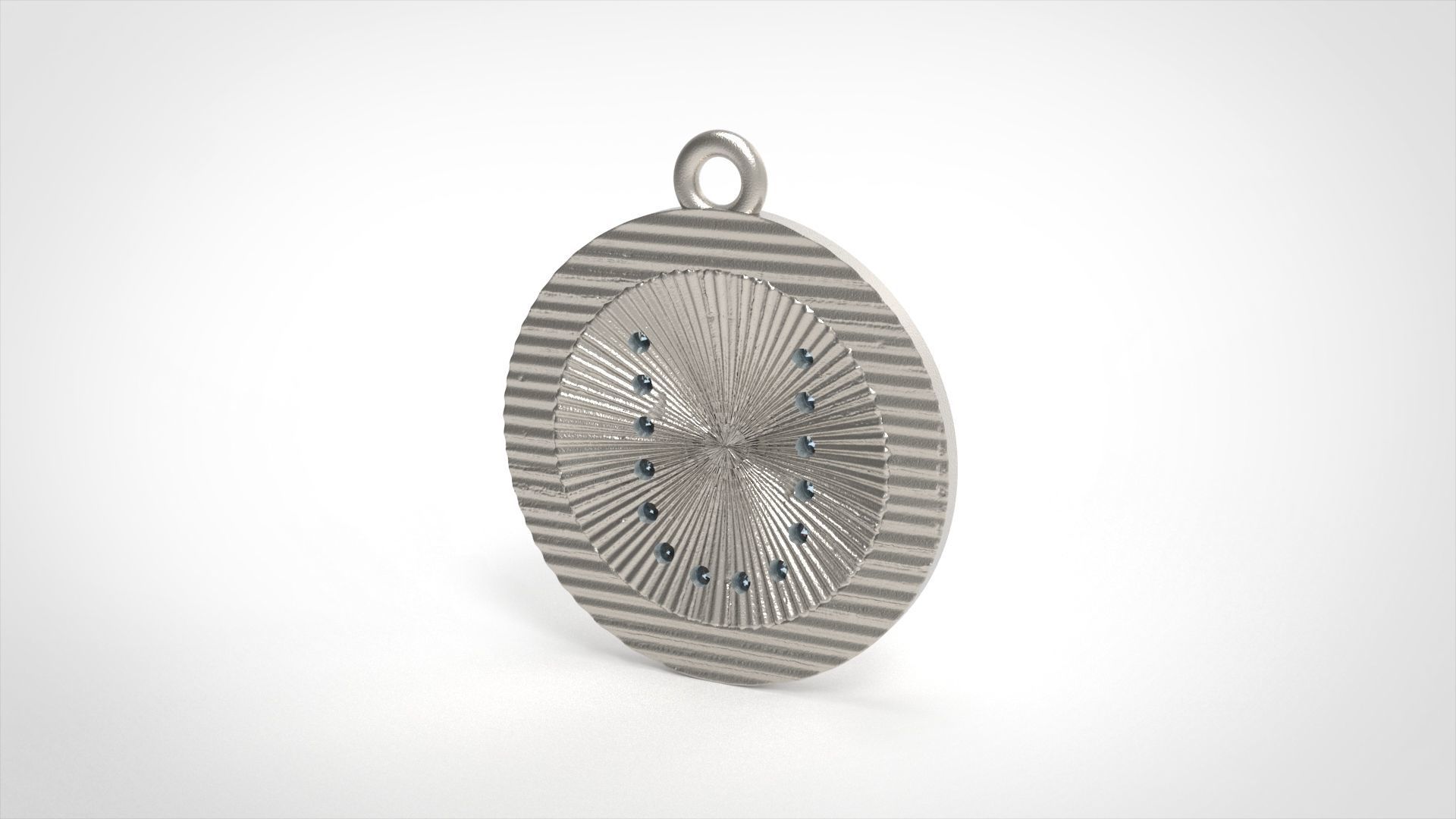 Model 398 Alphabets Necklace  The Letter U Camber And Texture 3D print model_5