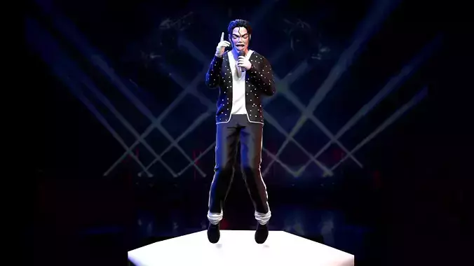 Michael Jackson Tip-Toe Dancing Model