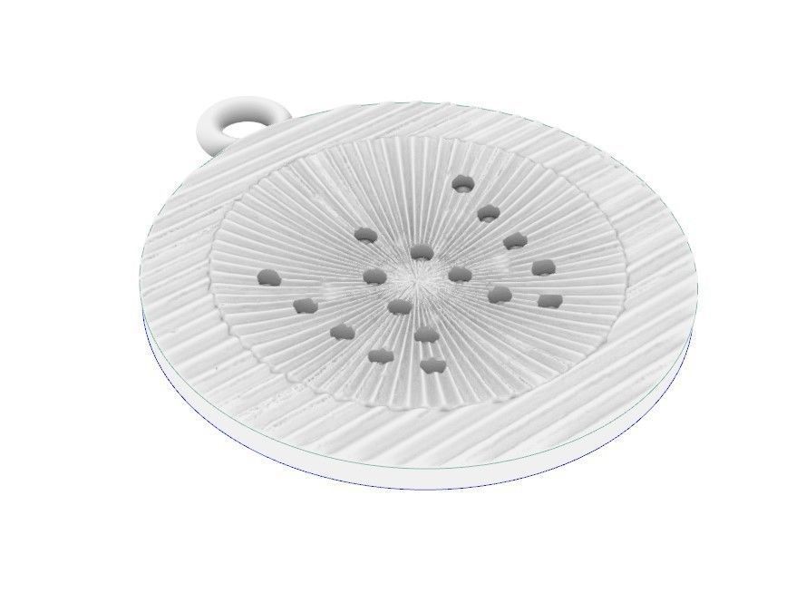 Model 400 Alphabets Necklace  The Letter W Camber And Texture 3D print model_12