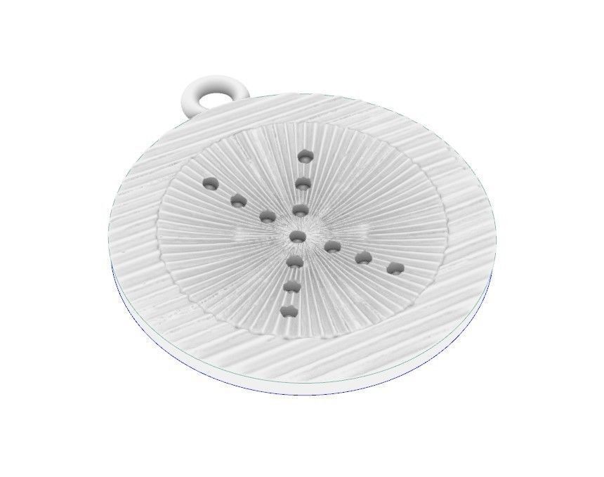 Model 401 Alphabets Necklace  The Letter X Camber And Texture 3D print model_12