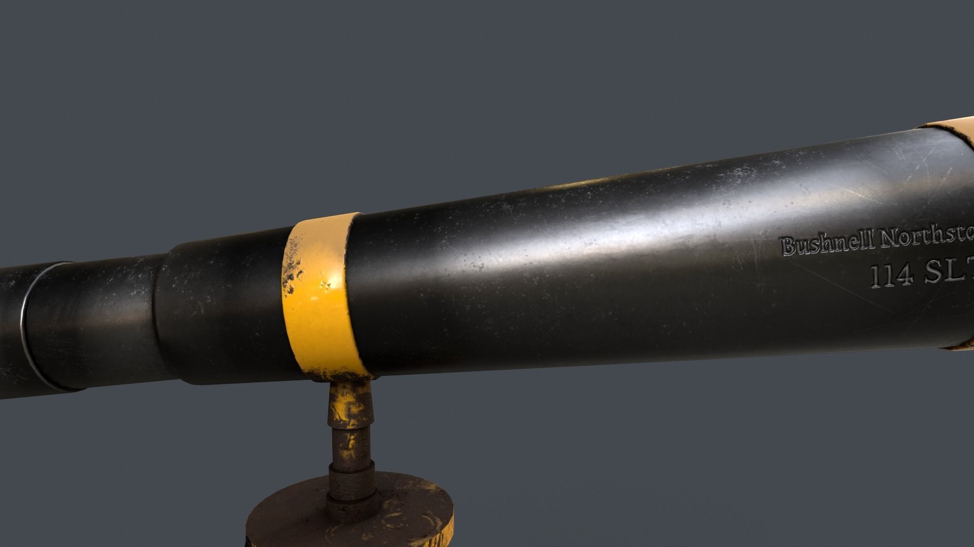 Stylized Telescope V1 - 02 Low-poly 3D model_19