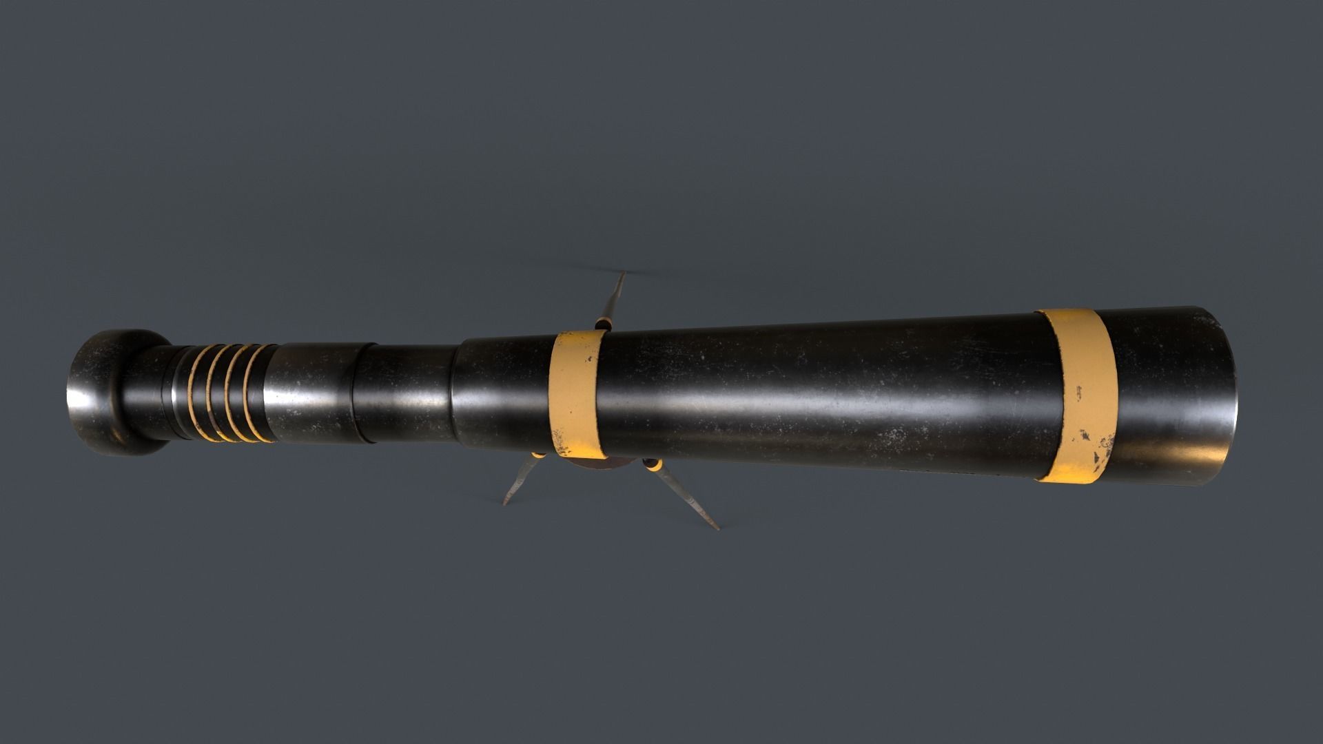 Stylized Telescope V1 - 02 Low-poly 3D model_8