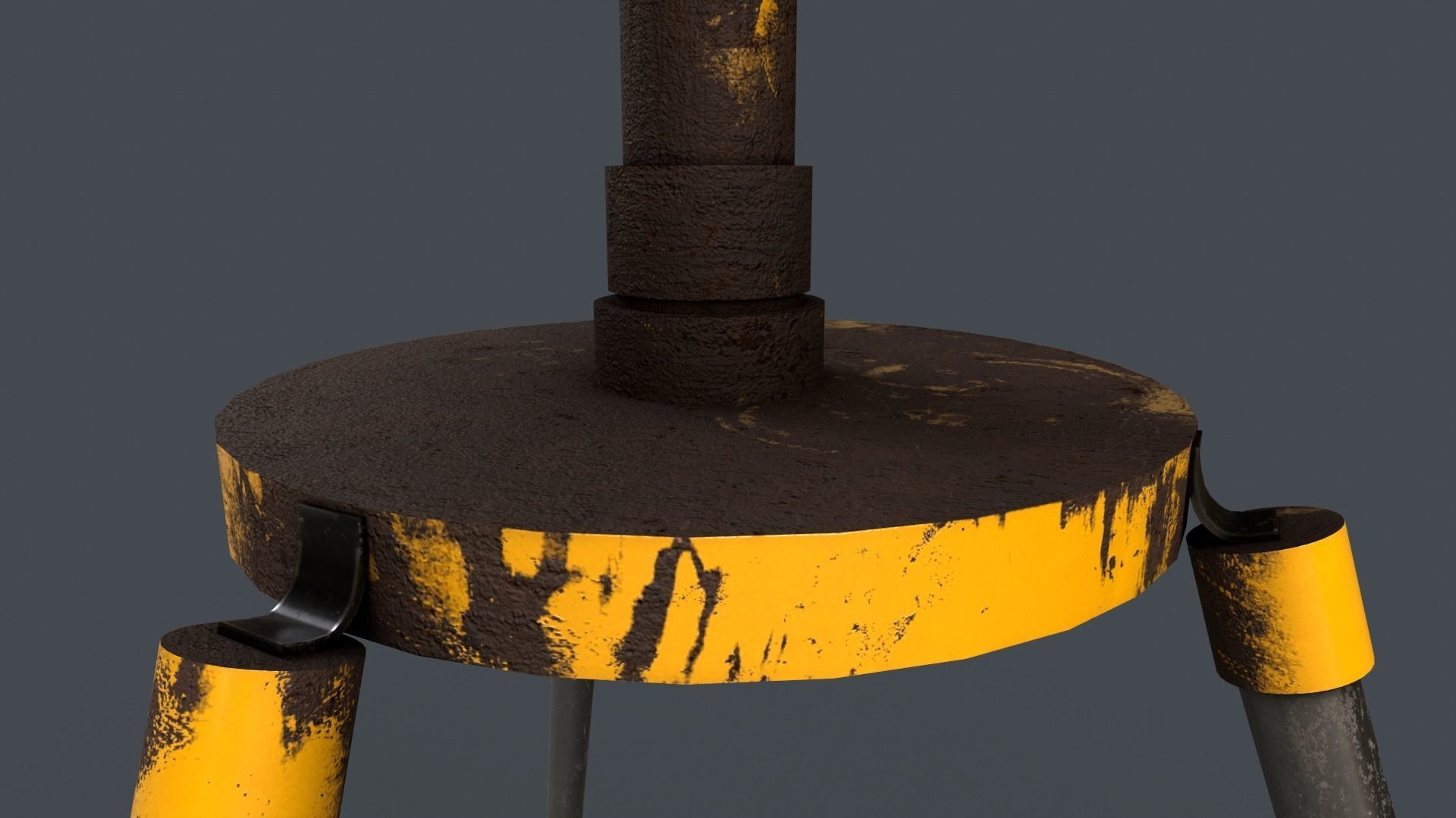 Stylized Telescope V1 - 02 Low-poly 3D model_7