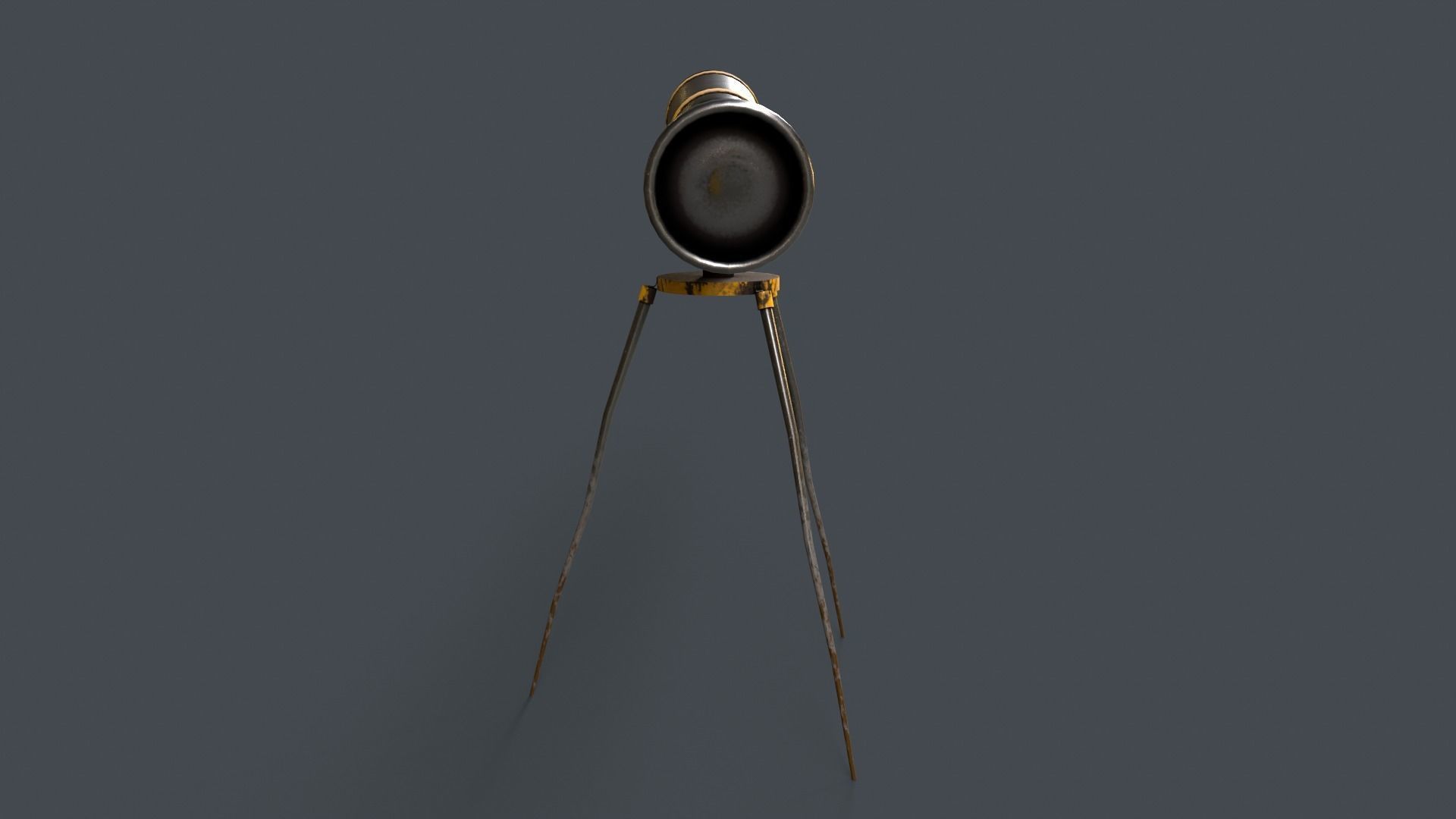 Stylized Telescope V1 - 02 Low-poly 3D model_14