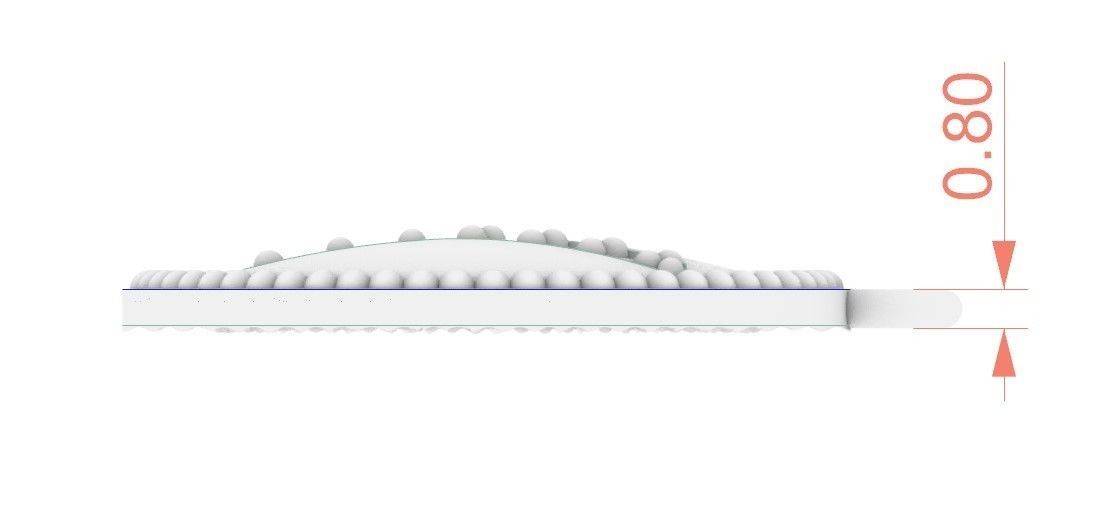 Model 402 Alphabets Necklace  The Letter Y Camber And Texture 3D print model_10