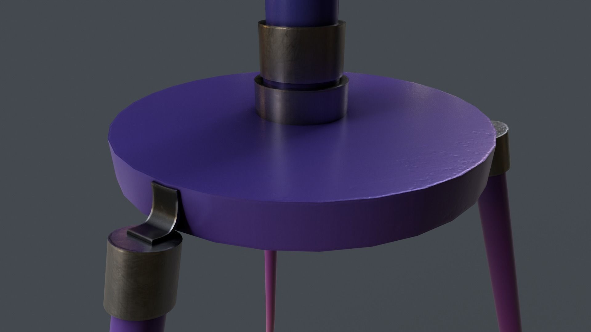 Stylized Telescope V1 - 03 Low-poly 3D model_14