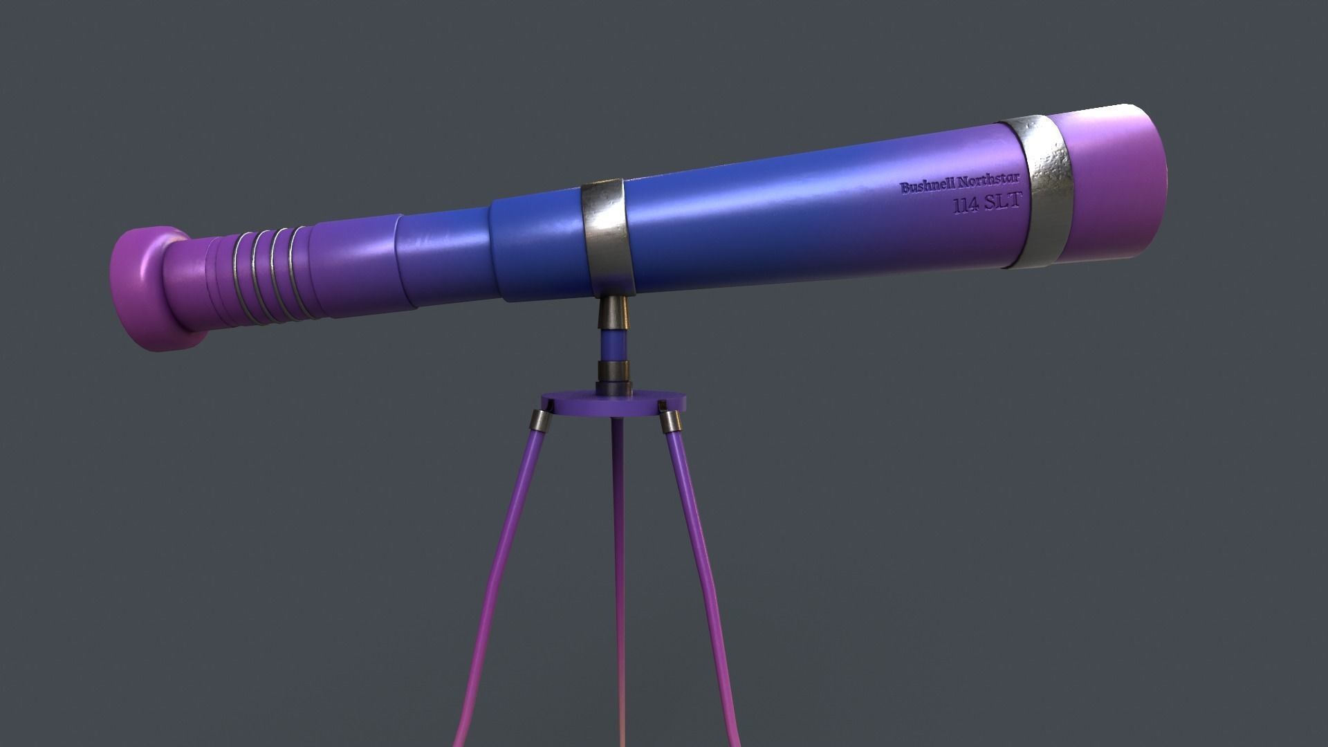 Stylized Telescope V1 - 03 Low-poly 3D model_5