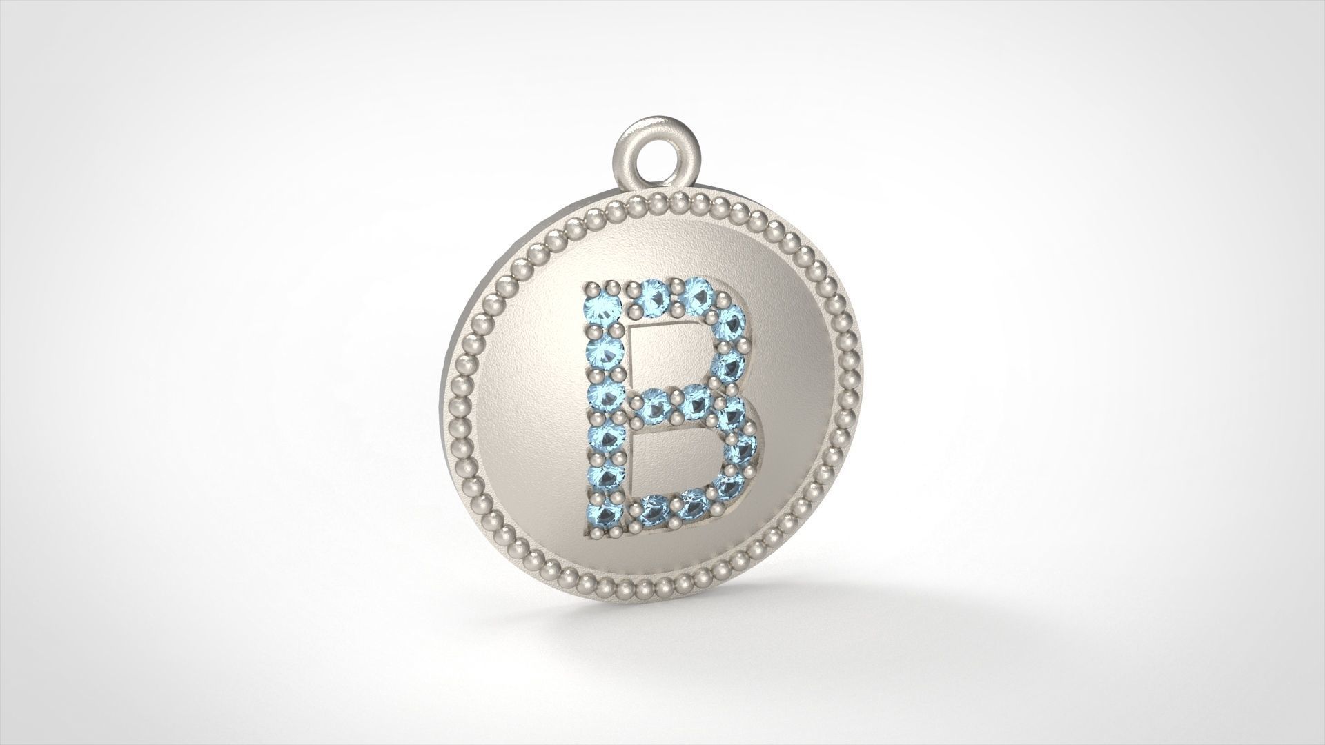 Alphabets Necklace  The Letter Camber And Texture Collection _7