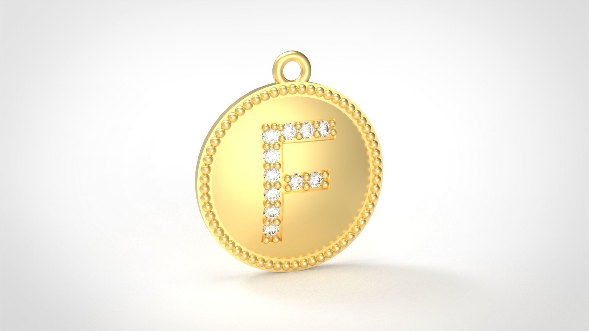 Alphabets Necklace  The Letter Camber And Texture Collection _15