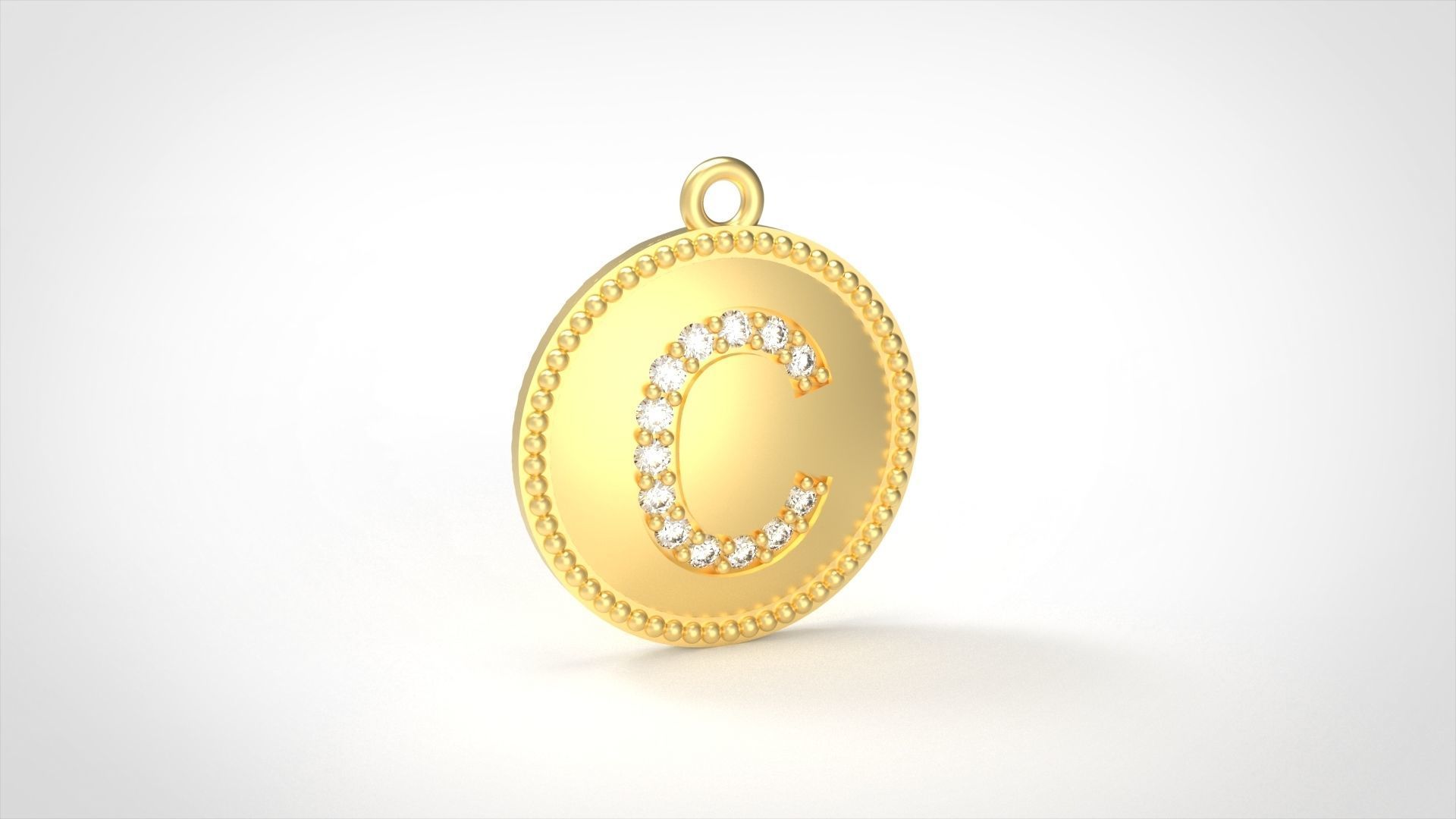 Alphabets Necklace  The Letter Camber And Texture Collection _9