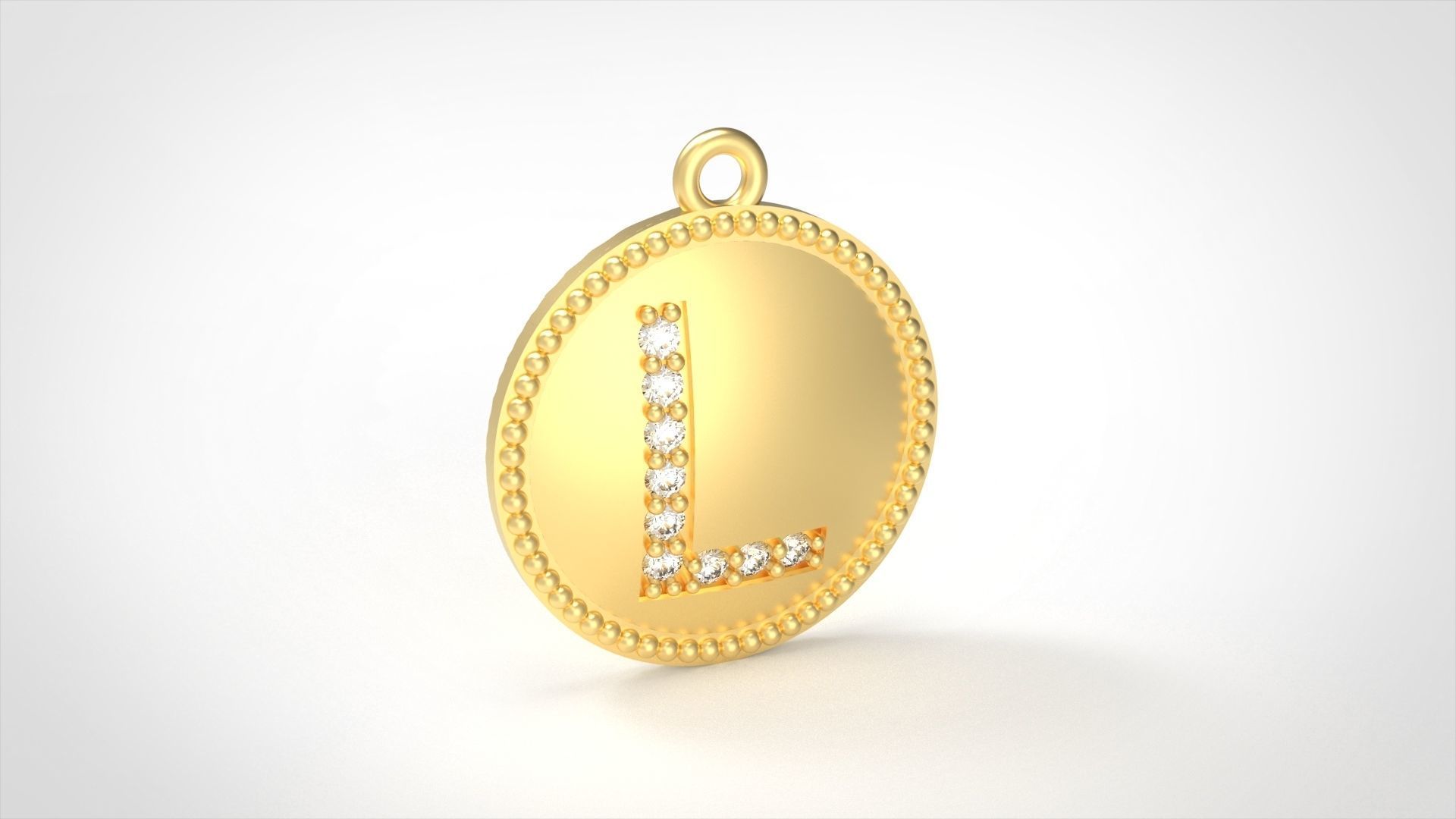 Alphabets Necklace  The Letter Camber And Texture Collection _27