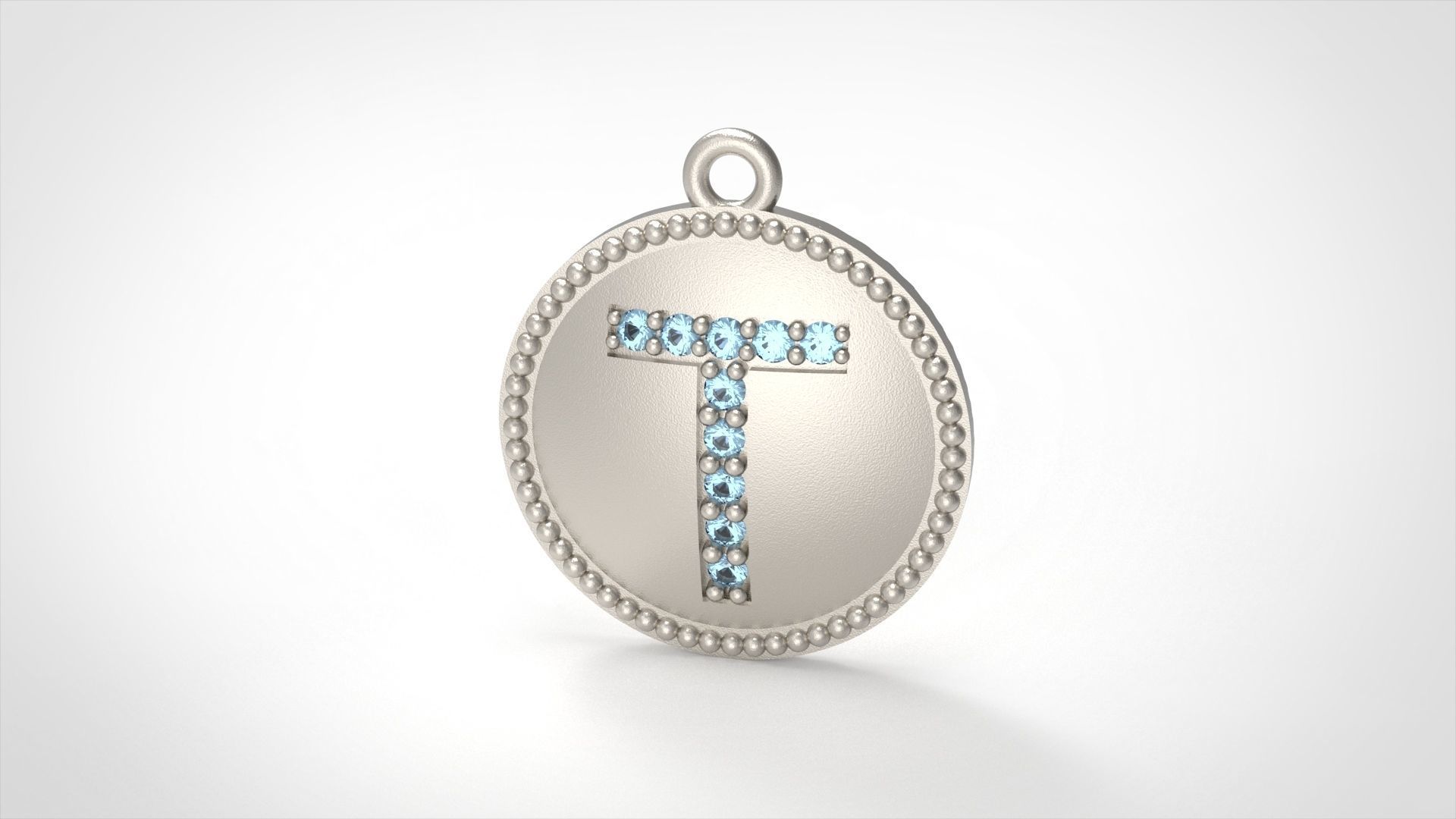 Alphabets Necklace  The Letter Camber And Texture Collection _43