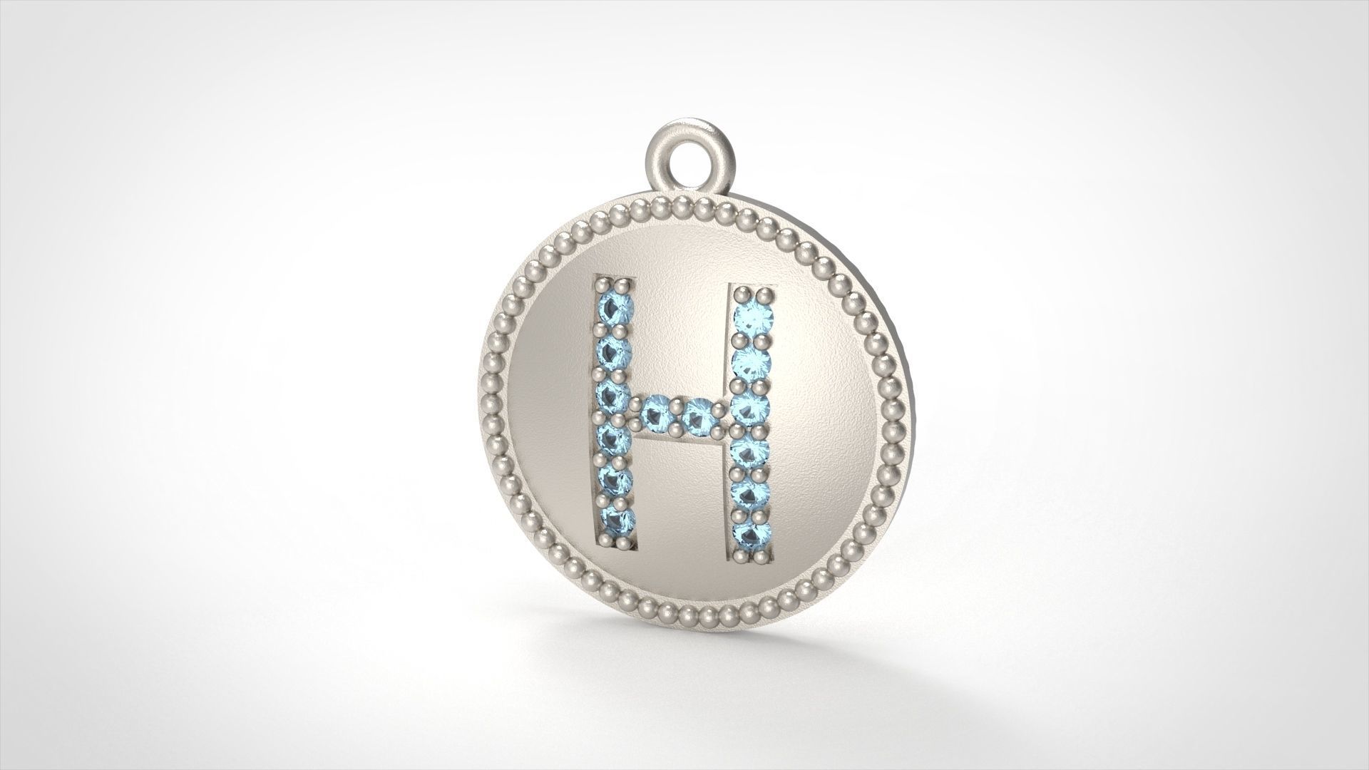 Alphabets Necklace  The Letter Camber And Texture Collection _19