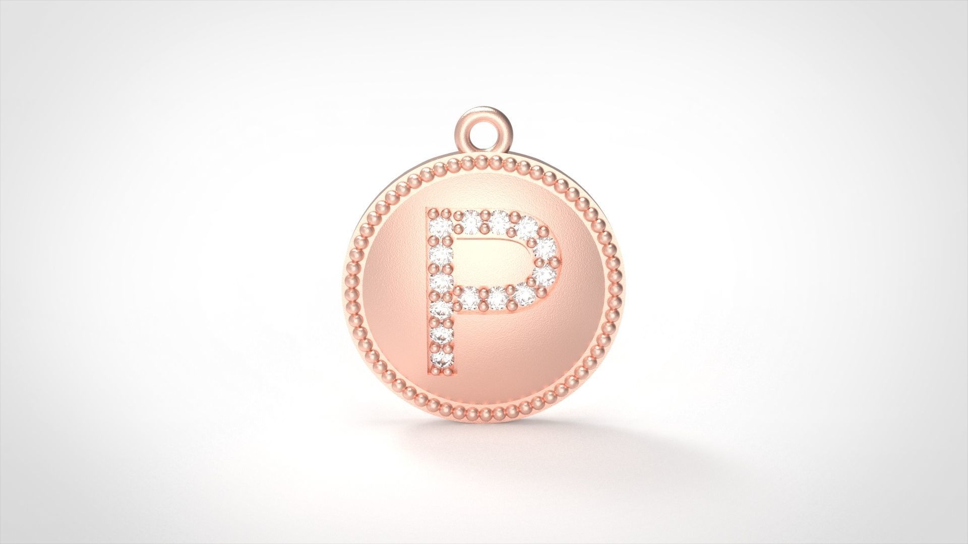 Alphabets Necklace  The Letter Camber And Texture Collection _35