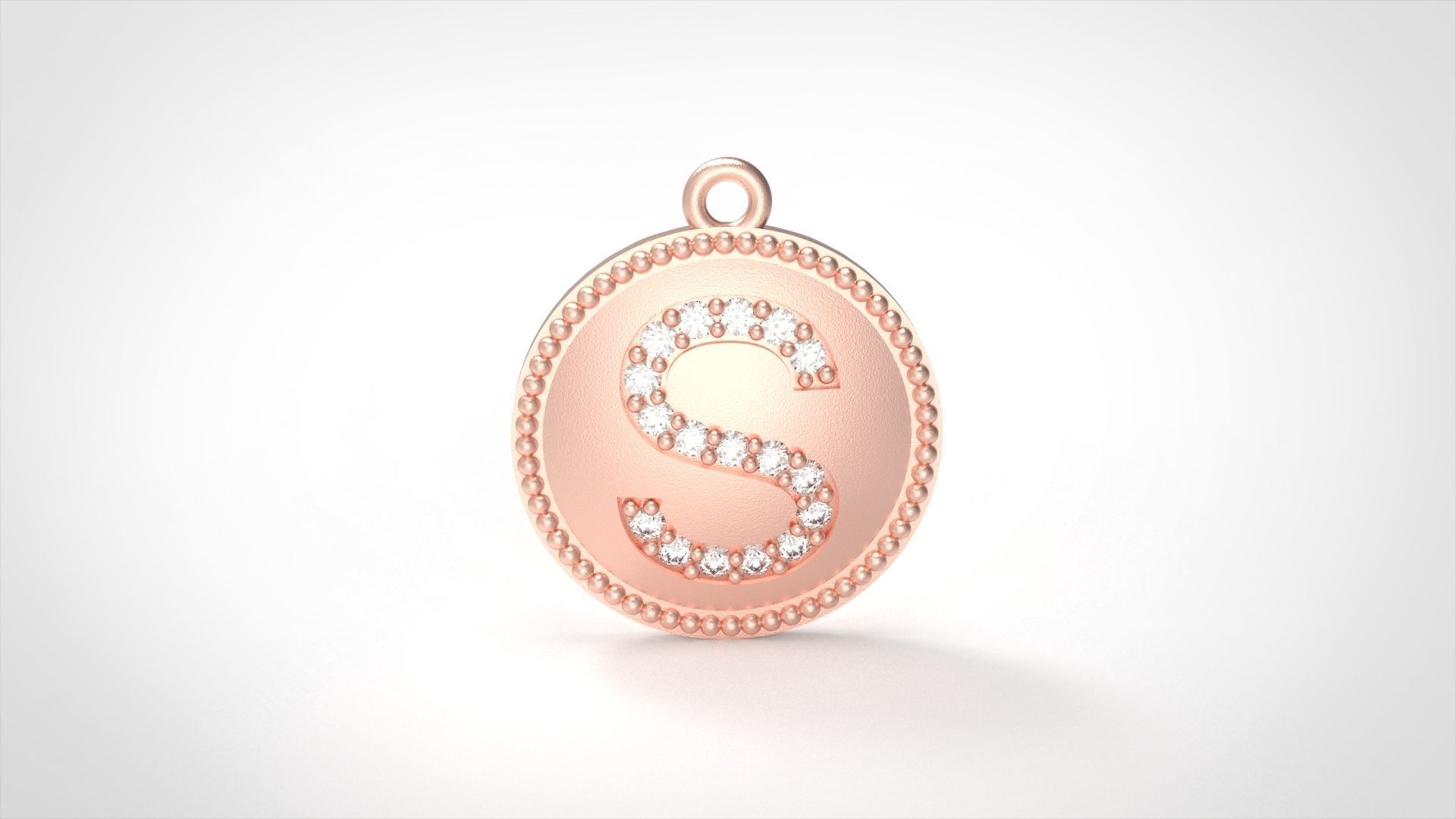 Alphabets Necklace  The Letter Camber And Texture Collection _41