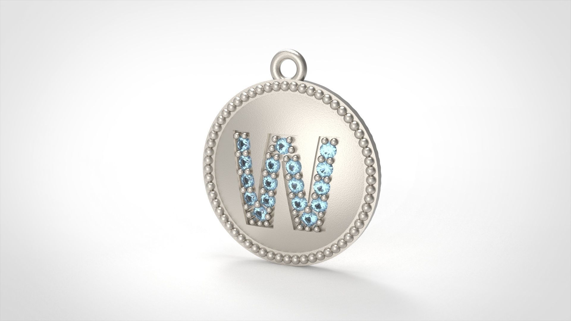 Alphabets Necklace  The Letter Camber And Texture Collection _49