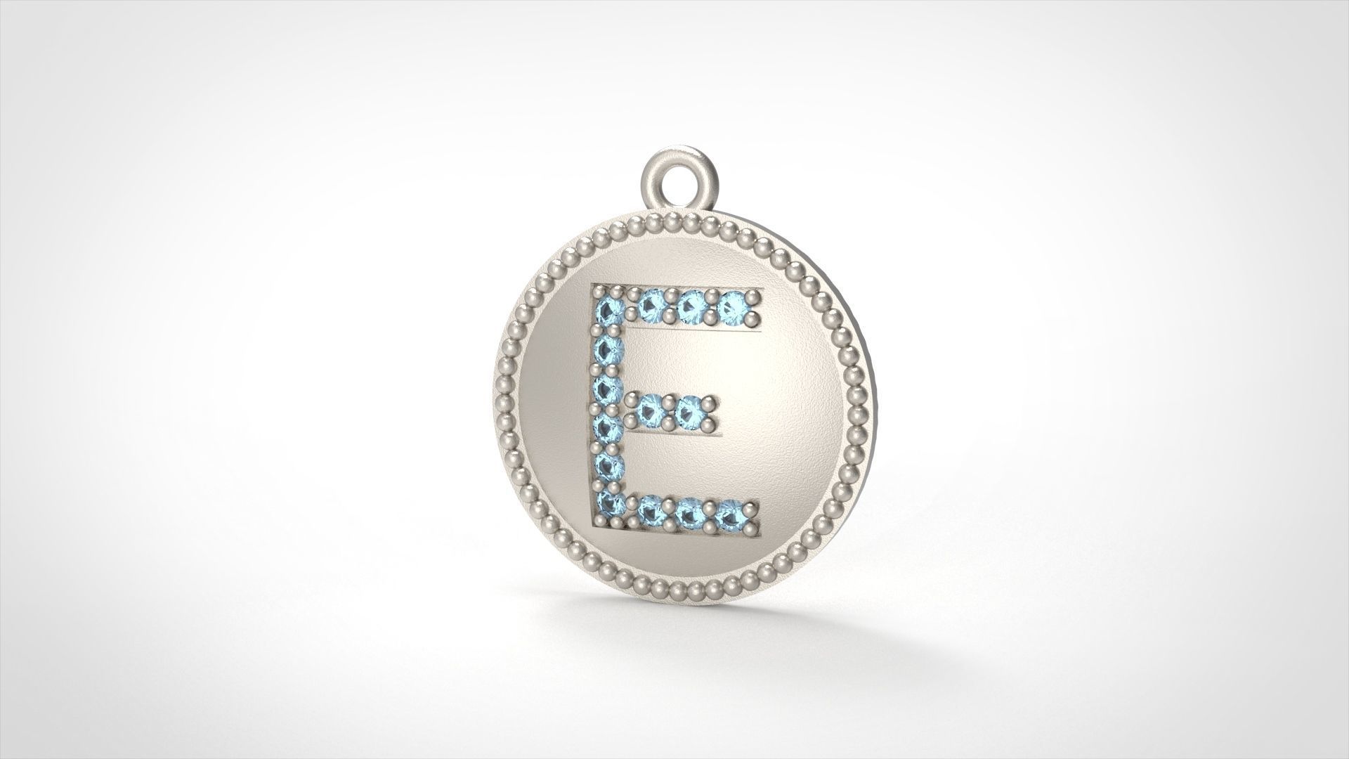 Alphabets Necklace  The Letter Camber And Texture Collection _13