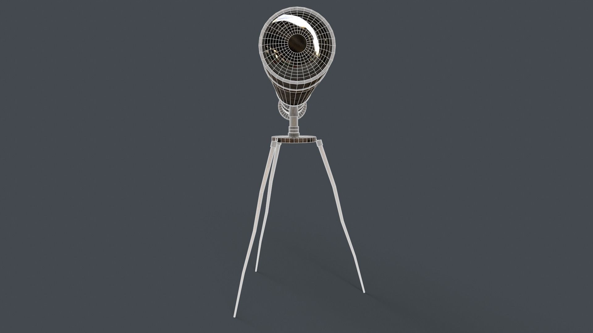 Stylized Telescope V1 - 04 Low-poly 3D model_13