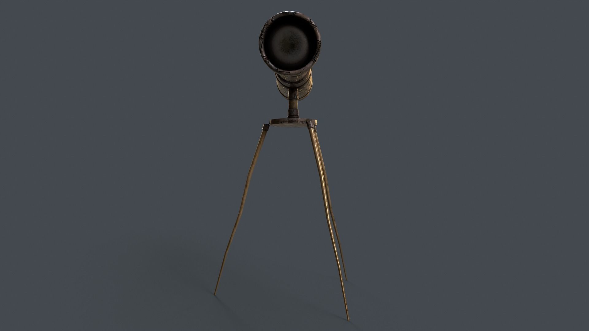 Stylized Telescope V1 - 04 Low-poly 3D model_16