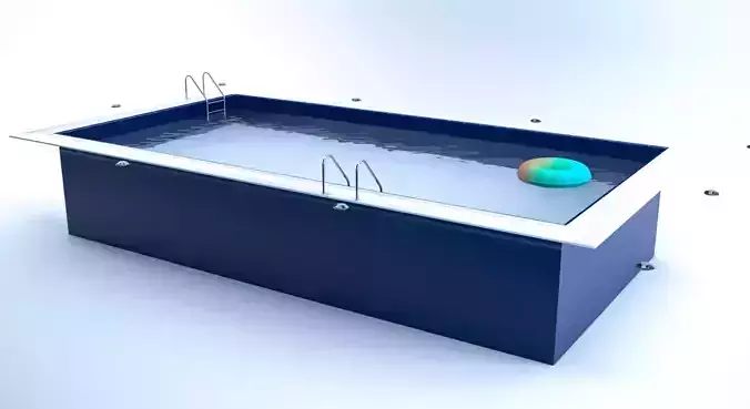 Pool Rectangular 3D model