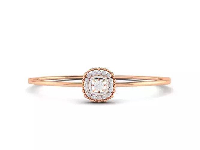 Women bracelet 3dm stl render detail