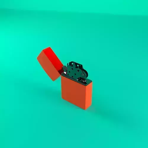 High Poly Realistic Zippo Lighter