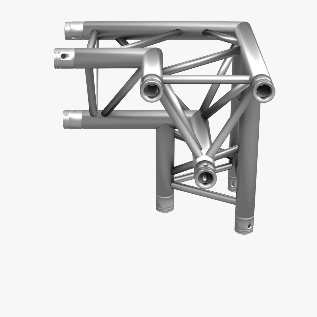 Trusses Square Triangular Beam Bundle Collection 129 PCS Modular 3D model_50