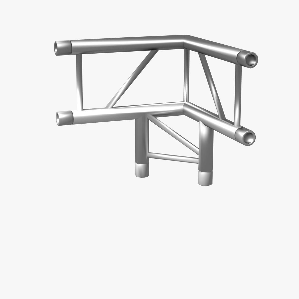 Trusses Square Triangular Beam Bundle Collection 129 PCS Modular 3D model_85