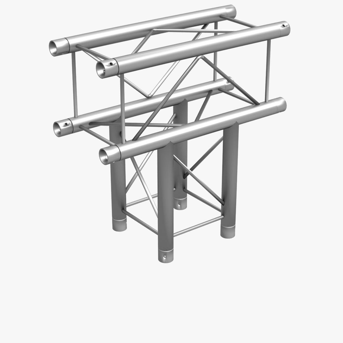 Trusses Square Triangular Beam Bundle Collection 129 PCS Modular 3D model_35