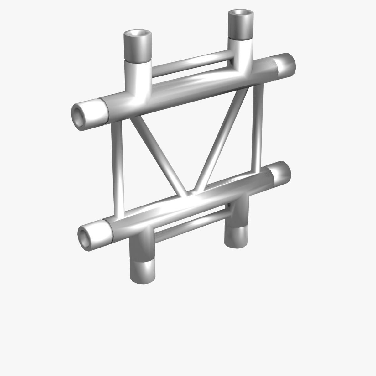 Trusses Square Triangular Beam Bundle Collection 129 PCS Modular 3D model_69