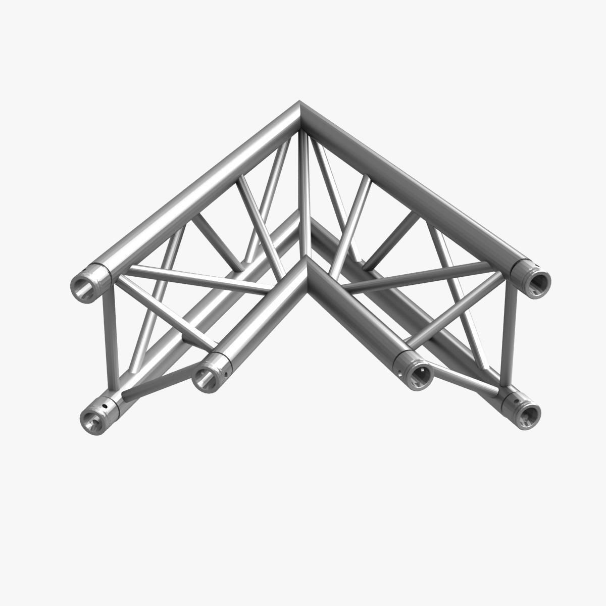 Trusses Square Triangular Beam Bundle Collection 129 PCS Modular 3D model_46
