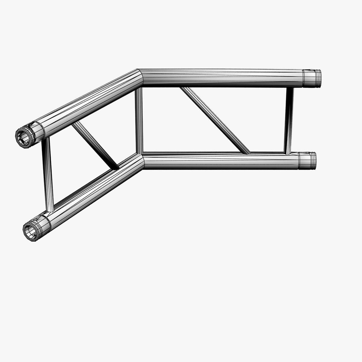 Trusses Square Triangular Beam Bundle Collection 129 PCS Modular 3D model_82