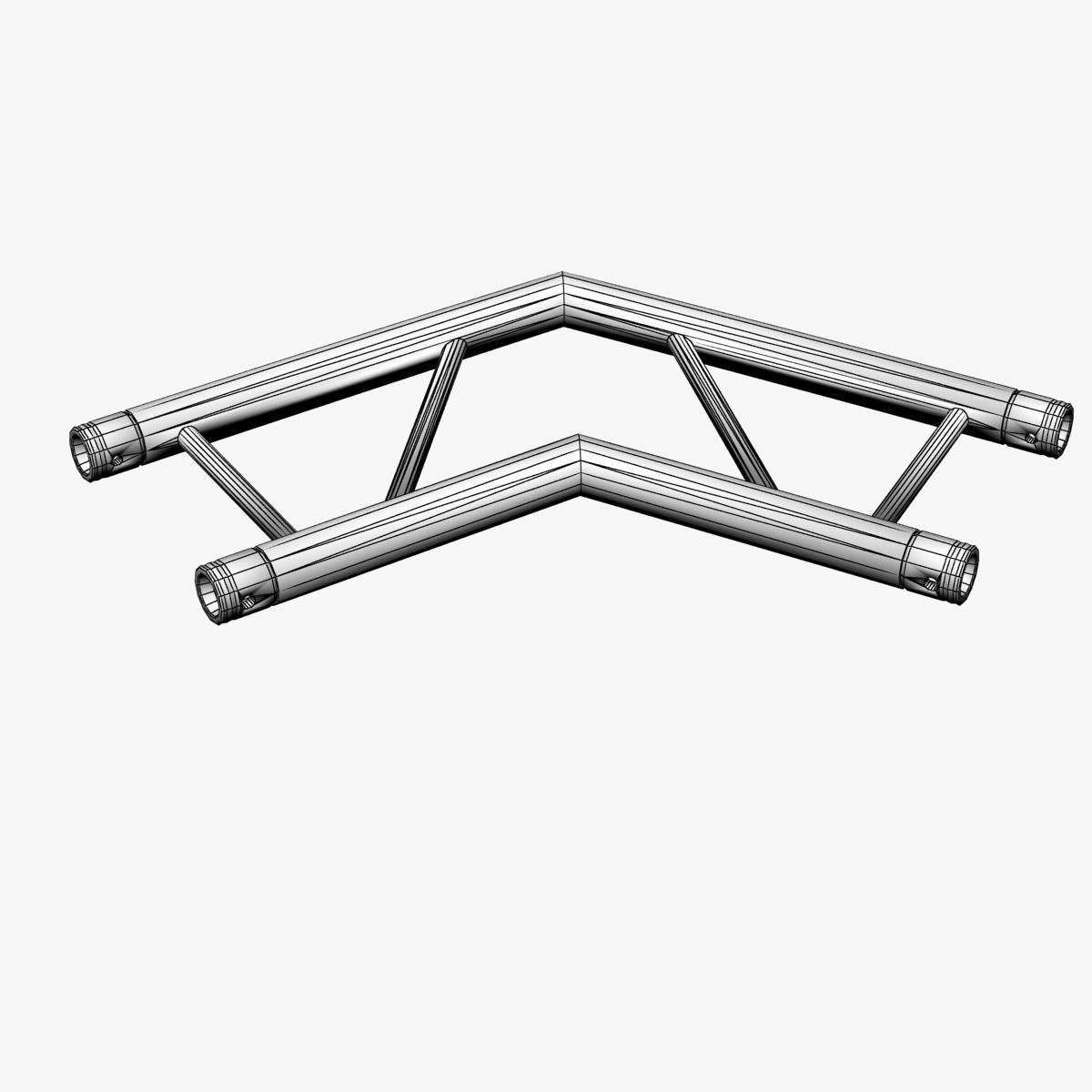 Trusses Square Triangular Beam Bundle Collection 129 PCS Modular 3D model_80