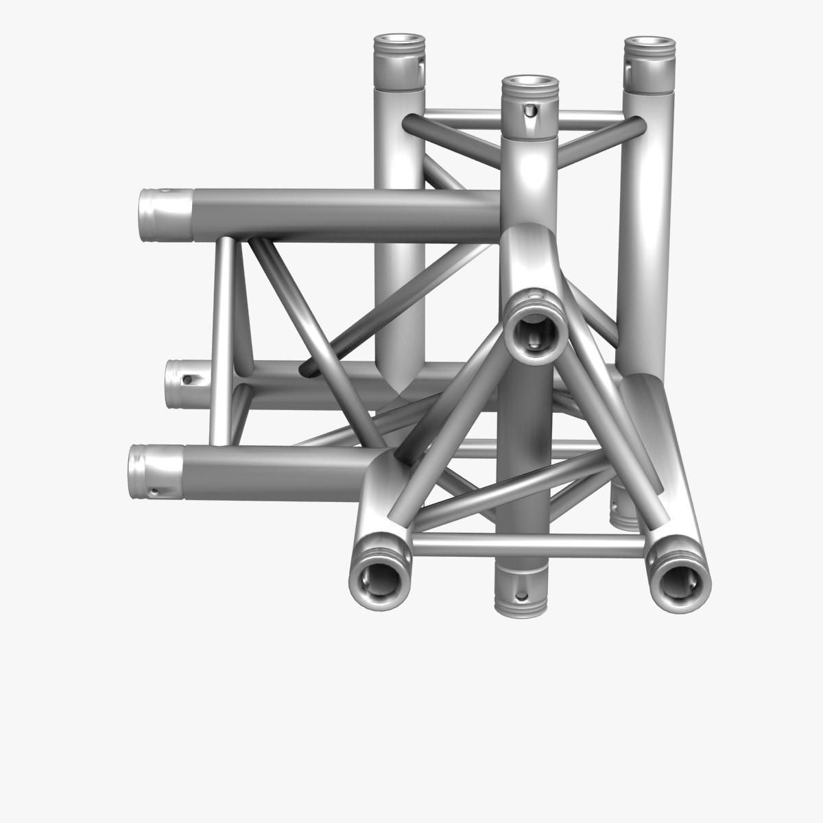 Trusses Square Triangular Beam Bundle Collection 129 PCS Modular 3D model_52