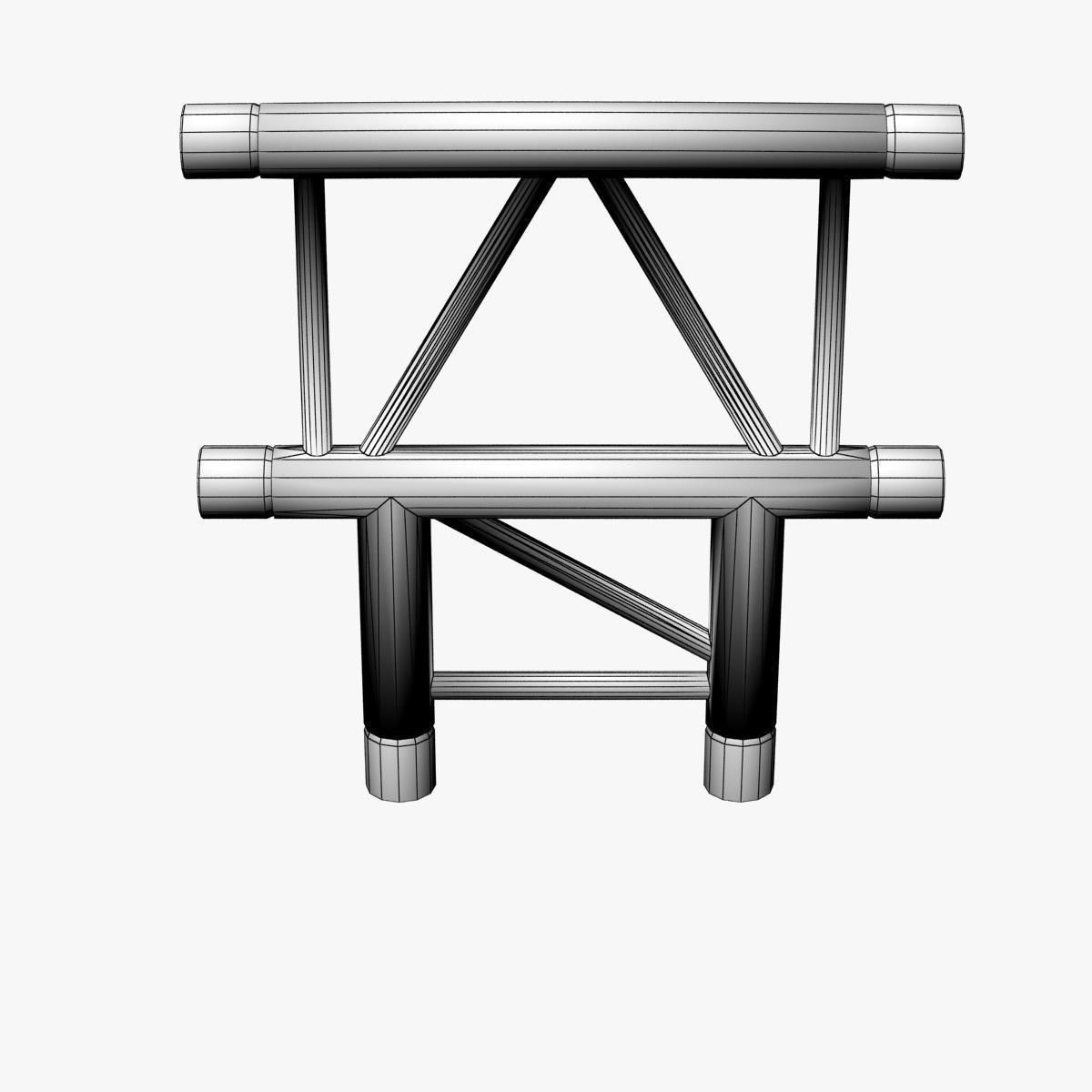 Trusses Square Triangular Beam Bundle Collection 129 PCS Modular 3D model_68