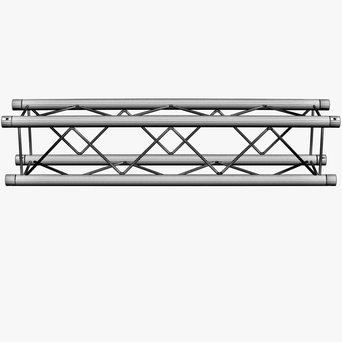 Trusses Square Triangular Beam Bundle Collection 129 PCS Modular 3D model_33