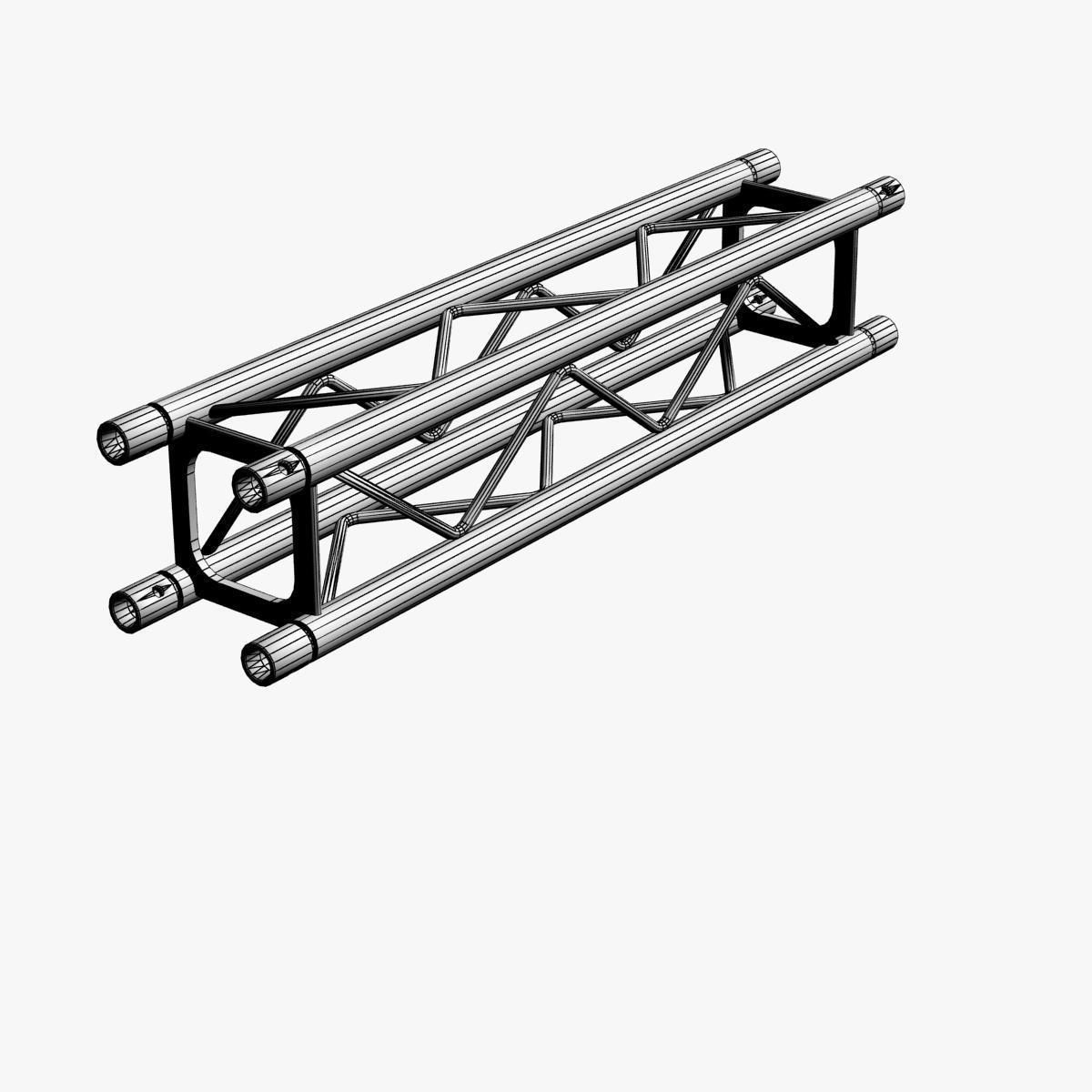 Trusses Square Triangular Beam Bundle Collection 129 PCS Modular 3D model_32