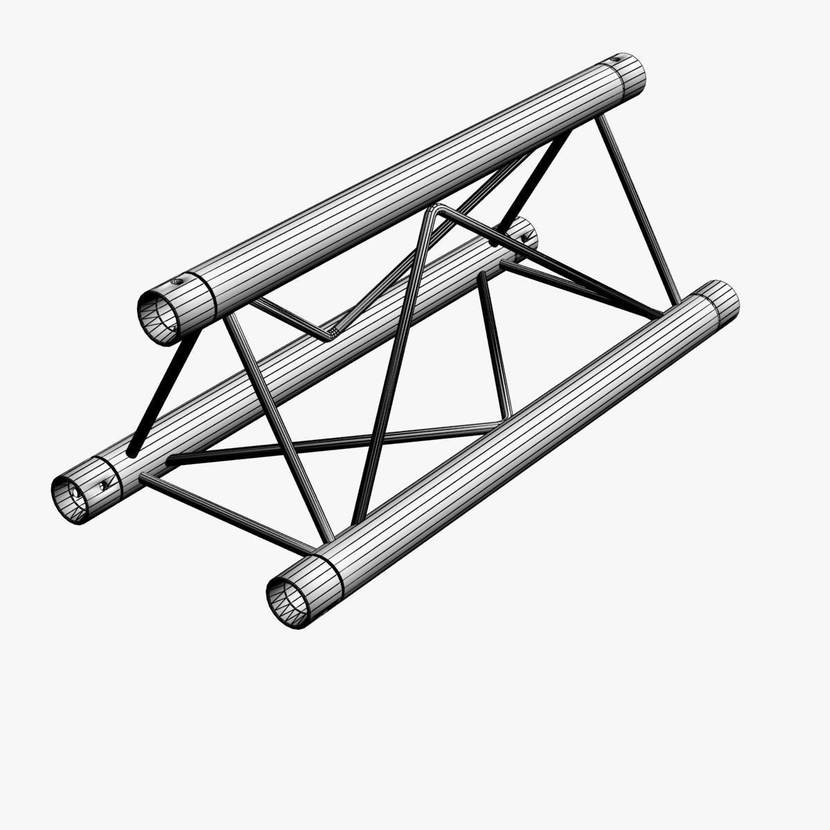 Trusses Square Triangular Beam Bundle Collection 129 PCS Modular 3D model_56