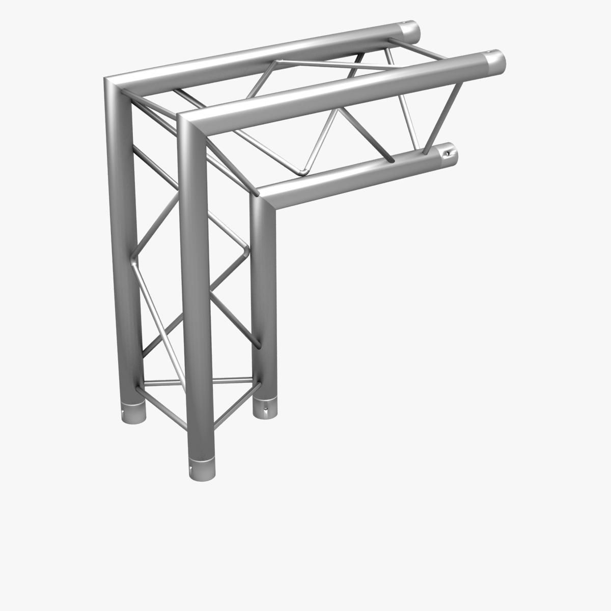 Trusses Square Triangular Beam Bundle Collection 129 PCS Modular 3D model_61