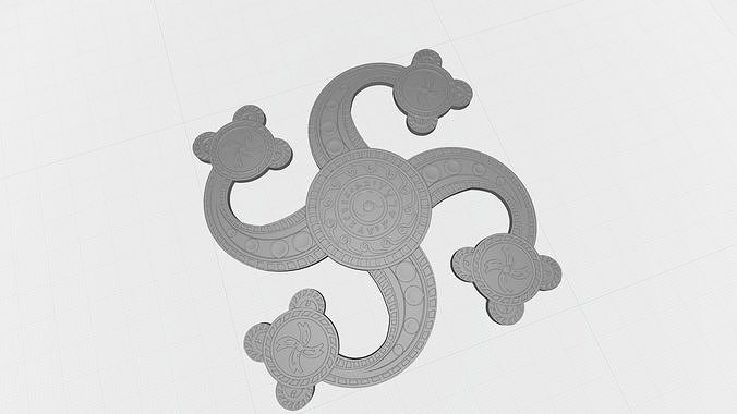 Dacian Emblem rebuild decoration tatoo 3D model